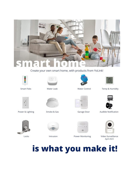 Kit de Inicio Hogar Inteligente YoLink 2 Enchufes y Hub