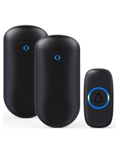 Timbre Inalámbrico SECRUI 2 Receptores 1 Botón 120dB