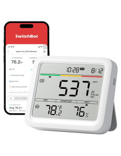 Monitor de Calidad del Aire SwitchBot Meter Pro CO2 5-en-1