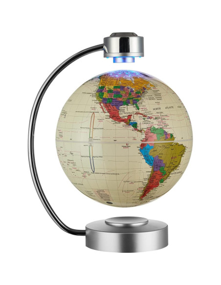 Globo de Levitación Magnética NBWANWEI 20 cm LED Táctil