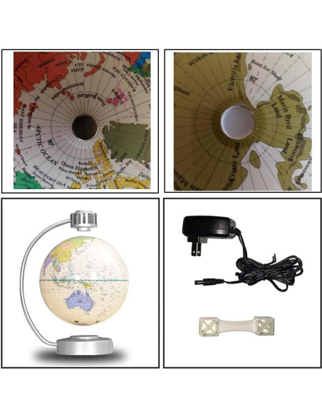 Globo de Levitación Magnética NBWANWEI 20 cm LED Táctil