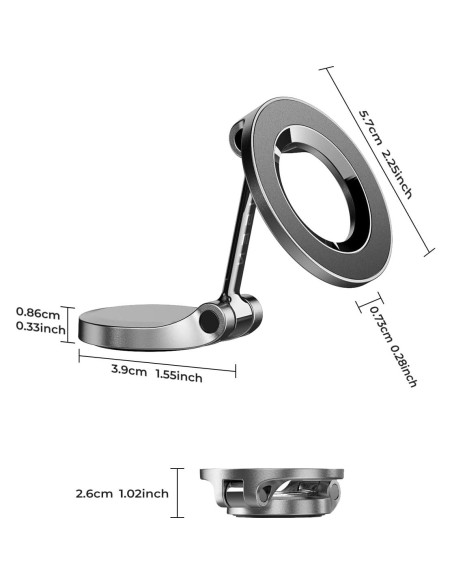 Soporte de Coche Magnético LISEN para iPhone 16 Pro Max