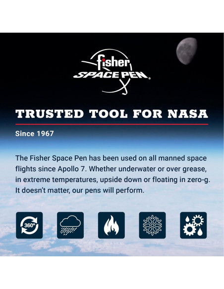 Bolígrafo Fisher Space Pen Bullet X-Mark Negro Mate