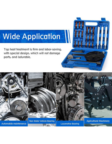 Extractor de Rodamientos 21 en 1 HQSSWUCH con Estuche