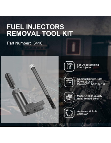 Kit Extracción Inyectores Diesel DUOYI 6.7L Ford 2011-2018