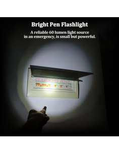 Bolígrafo Táctico MCCC con Linterna LED y Rompevidrios 2