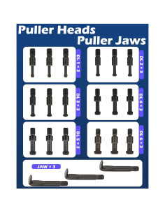 Extractor de Rodamientos 21 en 1 GallopMax con Estuche 2