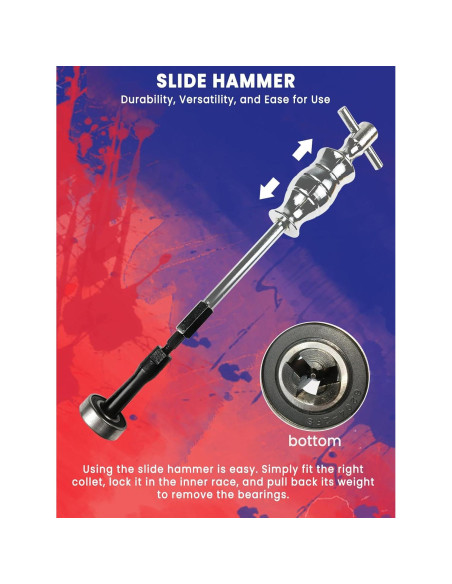 Kit Extractor de Rodamientos Punmew 16pcs 8-58mm