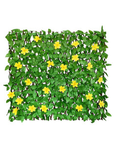 Pantalla de Privacidad Expandible Sumery Hiedra Falsa 300x63 cm