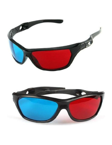 Gafas 3D Anaglifo La Tartelette 2 Pares Rojo/Cian