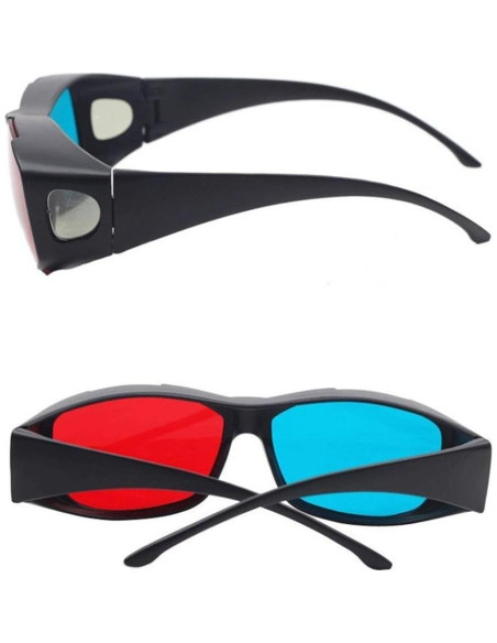 Gafas 3D Anaglifo La Tartelette 2 Pares Rojo/Cian