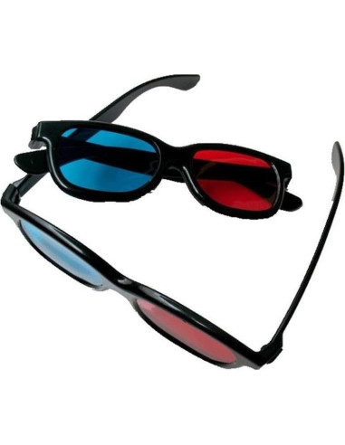 Gafas 3D Anaglifo La Tartelette 2 Pares Rojo/Cian