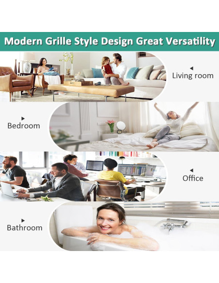 Cubierta Ventilador Extractor Baño WKZO 12x12 cm 2 Paquetes