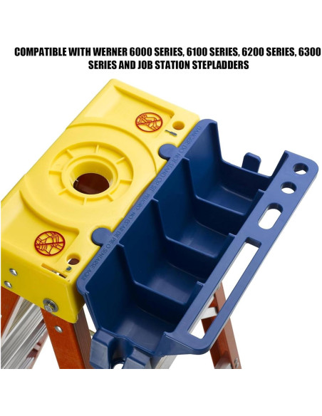 Cubo de Escalera Werner AC54-JC Bandeja Azul 38x20cm