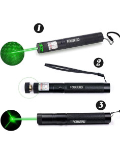 Puntero láser verde recargable USB ZK-9318 para presentaciones 2