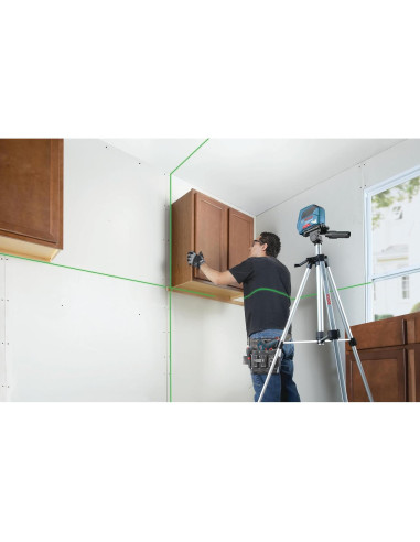 Láser de línea cruzada Bosch GLL 100 GX 30m auto-nivelante