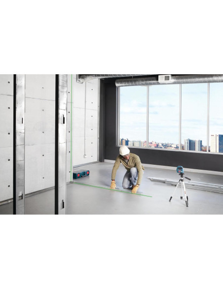 Láser de línea cruzada Bosch GLL 100 GX 30m auto-nivelante