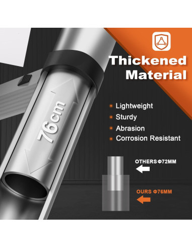 Escalera Telescópica Soctone 3.8m Aluminio 330kg Multiusos