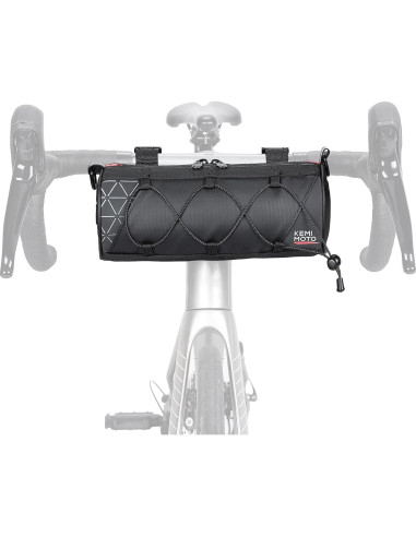 Bolsa de Manillar KEMIMOTO 2.4L Impermeable para Bicicleta