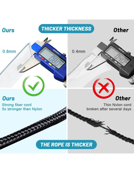 Paquete de 2 Sujetadores Koorito Verticales con Carrete 60 cm