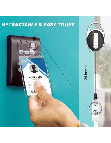 Paquete de 2 Sujetadores Koorito Verticales con Carrete 60 cm