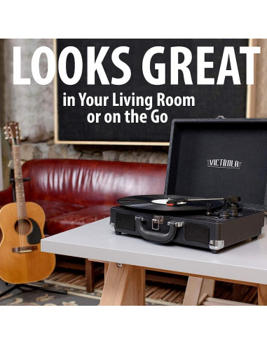 Reproductor de Vinilo Victrola Journey+ Bluetooth 3 Velocidades
