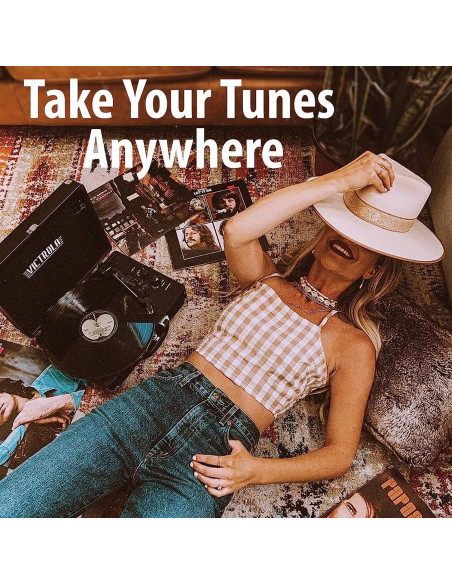 Reproductor de Vinilo Victrola Journey+ Bluetooth 3 Velocidades