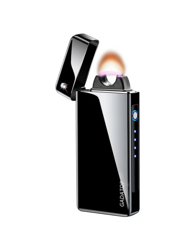Encendedor de Arco Plasma GADATOP Recargable USB Negro
