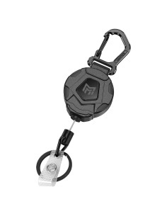 Llavero Retráctil MNGARISTA con Carabineros y Cable 80 cm