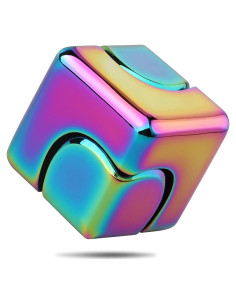 Cubo Antiestrés Dilabnba Arcoíris 4 en 1 Juguete de Enfoque