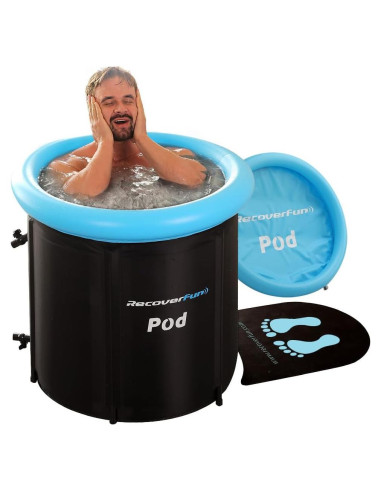 Tina de Baño de Hielo RECOVERFUN Inflable 321L Portátil