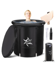 Baño de Hielo Inflable DEALNASTAR 333L Portátil y Duradero