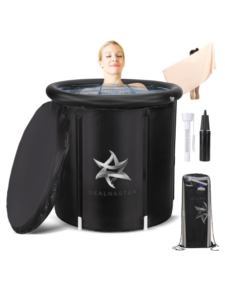 Baño de Hielo Inflable DEALNASTAR 333L Portátil y Duradero