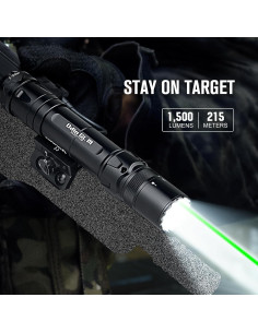 Linterna Táctica OLIGHT Odin GL M 1500 Lúmenes Verde 2