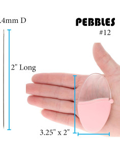 Agujas de Abalorios The Beadsmith - Estuche Pebble 4 Pzas 2