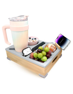 Bandeja para Sofá XpiriLab con Soporte para Taza y Snacks