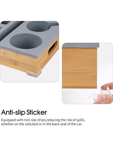 Bandeja para Sofá XpiriLab con Soporte para Taza y Snacks