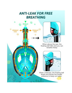 Equipo de Snorkel Viginsul para Niños con Aletas Ajustables 2