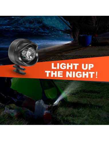 Faros Recargables ADDMOTOR para Crocs 2Pcs IPX5 3 Modos