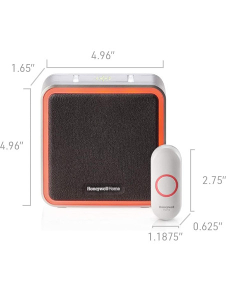 Timbre Inalámbrico Honeywell Home RDWL915W 137m 90dB