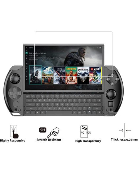 Protector de Pantalla Walieoka GPD Win 4 Vidrio Templado 9H