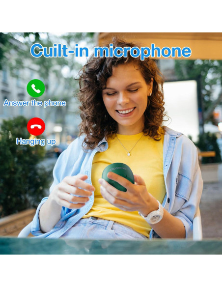 Altavoz Bluetooth Inalámbrico Grande-Round BTS0019 Verde