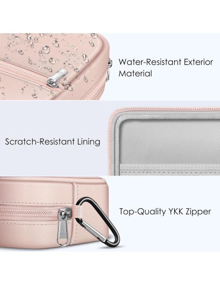 FINPAC Bolsa Organizadora Electrónica Rosa para Cargador MacBook