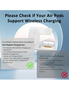 Estación de Carga Plegable 3 en 1 para Apple - Blanco 2