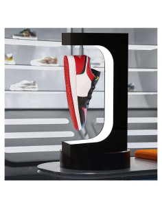 Estante Flotante DuliCube Negro 2 con Luz LED y Rotación 360