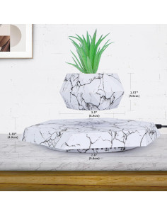 Maceta Flotante YISUIPU Hexagonal para Plantas Pequeñas 2