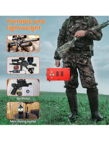 Compresor de aire GX Pump CS1-I 4500Psi 250W 220V