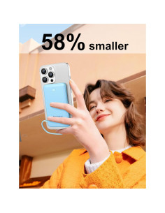 Power Bank miisso 10000mAh con Enchufe Plegable Azul 2