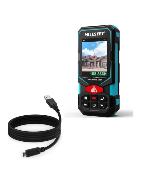 Cable BoxWave USB 3.0 a USB C 1.83m para Medidor Mileseey S7 PRO