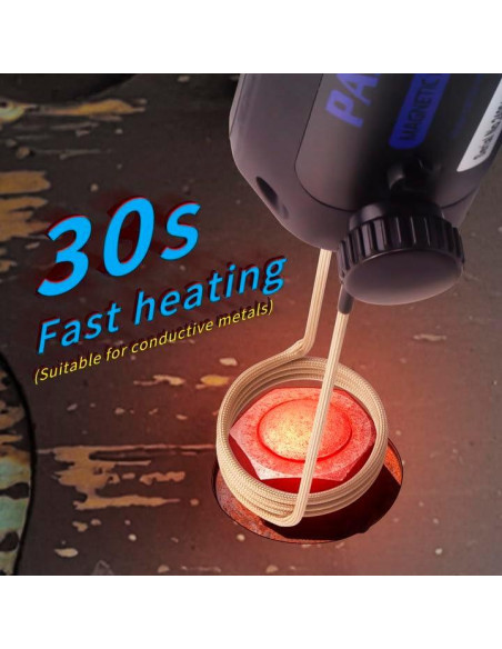 Calentador de Inducción Magnética Pakowin 1100W 12 Bobinas